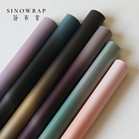 Film d'emballage pour fleurs SINOWRAP Aurora Iridescent, film plastique BOPP imperméable 5C pour emballage de bouquets floraux