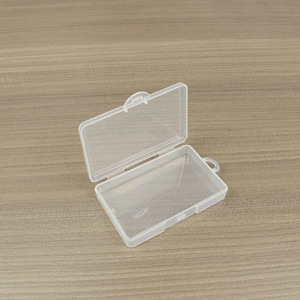 Transparent <b>Plastic</b> Storage <b>Box</b> Rectangle With Lid For Electronics Jewelry Sample <b>Display</b> 8x5.1x1.5cm - Product Image 4