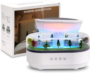 Diffuseur d'huiles essentielles parfumées effet <span class=keywords><strong>pluie</strong></span>, humidificateur d'air intelligent à brume froide, <span class=keywords><strong>bruit</strong></span> blanc, micro-paysage végétal, humidificateur d'air effet goutte de <span class=keywords><strong>pluie</strong></span>, diffuseur d'arômes avec certifications CE et RoHS - Product Image 3
