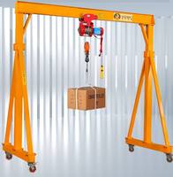 Mini-grue portique électrique portable, petite grue portique électrique, grue portique mobile à commande facile