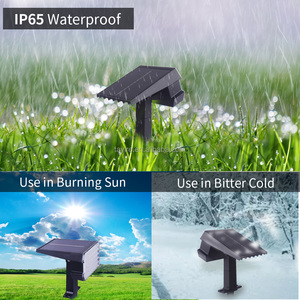 Projecteurs solaires extérieurs étanches IP65 Tayire, 45 LED, éclairage solaire à piquet pour allée, jardin, cour extérieure - Product Image 4
