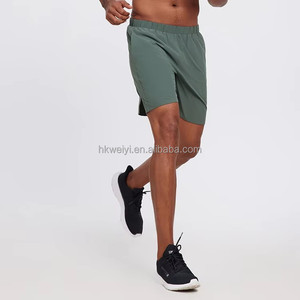 OEM Custom Logo Men Sports Gym <b>Shorts</b> <b>Polyester</b> Spandex Quick Dry Breathable Running Athletic <b>Shorts</b> - Product Image 3