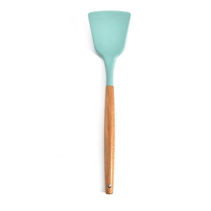 Wooden Handles Cooking <b>Tool</b> Utensil Set 12 Pcs Eco Friendly Household <b>Silicone</b> Kitchen Utensils - Product Image 6