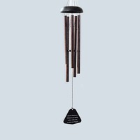 Campanas de Viento de Aluminio Vintage de 32 Pulgadas, con Energía Solar, Pantalla LED, Sonido Profundo, Hechas a Mano, para Exteriores