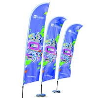 Drapeaux à plumes personnalisés, bannières promotionnelles de haute qualité pour l'extérieur, drapeaux de plage accrocheurs conçus pour les événements professionnels