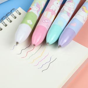 2023 mignon 6 couleurs stylos <span class=keywords><strong>arc</strong></span>-<span class=keywords><strong>en</strong></span>-<span class=keywords><strong>ciel</strong></span> nuage Multi couleur stylo pour écrire bureau fournitures scolaires papeterie - Product Image 5