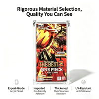 Boîte de présentation magnétique en acrylique transparente personnalisée, écologique et anti-UV, pour cartes One Piece TCG PRB02 BEST Vol.2 Booster Box
