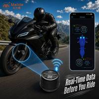 Sensor TPMS 2 Roda untuk Cuaca Ekstrem BLE5.4 IP67 -30 hingga 85 Celcius Akurasi Tinggi ±2.5kPa Grosir OEM