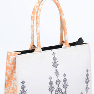 Bolsas de Mano Personalizadas Ecológicas Reutilizables con Bordado Hermoso, Hechas a Medida con Patrones - Product Image 3