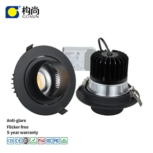 GOSUN אנטי בוהק COB שקוע 40w LED downlight