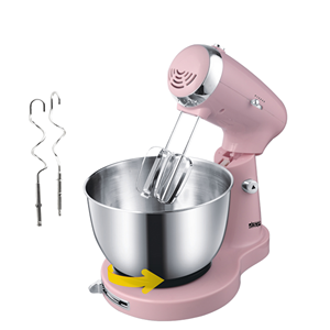 Batteur sur socle électrique DSP 350W Pro, bol en acier inoxydable de 3,2 L, 5 vitesses, bouton d'éjection, thermostat, appareil de cuisson pour les boulangers à domicile - Product Image 1