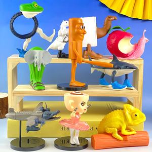 Ornements faits à la main en PVC, thème montagne et mer américains, jouets en relief TungTungTungSahur - Product Image 2