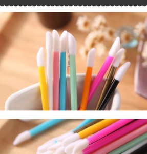 Brosse à lèvres jetable en nylon colorée, applicateur de rouge à lèvres et gloss, outil cosmétique de maquillage - Product Image 6