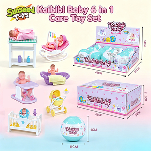 Capsule surprise œuf pour mini poupée reborn, ensemble de jeu d'imitation soins de la nurserie, jouet d'assemblage œuf mystère, cadeau unisexe - Product Image 2
