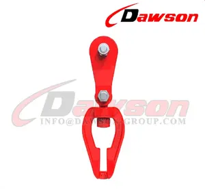 DS930 G80 7-8MM WLL 2T Swivel Pulley Connector with Roller Sheave for Forestry Logging