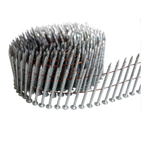 Clous de toiture à tête à chevrons en spirale en fer, zingués, de haute qualité à bas prix, en bobine pour palettes
