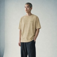 T-shirt vierge de luxe 235 GSM, coupe moderne minimaliste, 100% coton filé à l'anneau, style de luxe, service OEM/ODM personnalisé