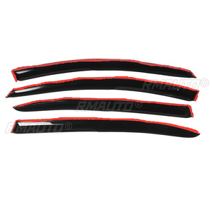 New 4x Car Weathershields Side Window Vent Visor <b>Deflector</b> Sun <b>Rain</b> Guard 4DR for MAZDA 3 2014-2019 Awnings Shelters Protection - Product Image 6