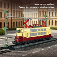 JieStar X58003 Nouveauté 2026 – Train Électrique 103 – Kits de Modélisme Créatif de Tram à Assembler pour Adultes – 1356 Pièces – Blocs de Construction – Jouet