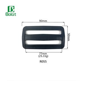 إبزيم سلم glitri من البلاستيك 77 حزام فاخر أسود حجم كبير مشبك قابل للتعديل حبال محمولة مصنوعة من بوم السلامة - Product Image 1