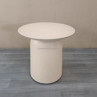 Table basse ronde moderne en béton GRC, table à thé en fibrociment, table d'appoint pour l'intérieur, l'extérieur, la cuisine, les meubles d'hôtel