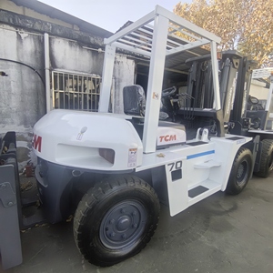 מלגזות TCM FD70Z8 משומשות במשקל 7 טון עם הזזה צידית, מלגזות 7 טון, מנועי דיזל במשקלים 5, 7 ו-10 טון זמינות למכירה - Product Image 2