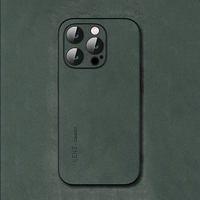 Vente en gros pour 16 Pro Max emballage complet étui de téléphone portable de luxe en peau de mouton antichoc avec 6 couleurs
