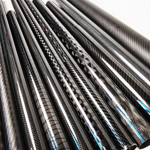 Tubos de Fibra de Carbono Personalizados en Varios Tamaños OD19mm 20mm 22mm 24mm 23mm 28mm 25mm 30mm 32mm 34mm - Product Image 1