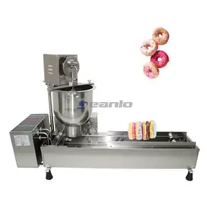Geanlo, электрическая газовая машина для изготовления пончиков в форме кольца мочи, мини-фритюрница для пончиков, распродажа