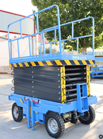 Plateforme élévatrice à ciseaux électrique pour travaux en hauteur, hauteur de levage 3m 4m 5m 6m, plateforme de travail en hauteur