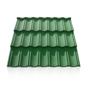 공급 업체가 되십시오 사용자 정의 두께 컬러 본드 유형 경량 컬러 스톤 코팅 금속 액세서리 지붕 타일
