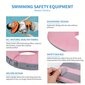 Anello Galleggiante per Collo WaterDream in PVC Non Gonfiabile per Adulti e Bambini, Attrezzatura per Piscina e Sorgenti Termali Estive - Product Image 3