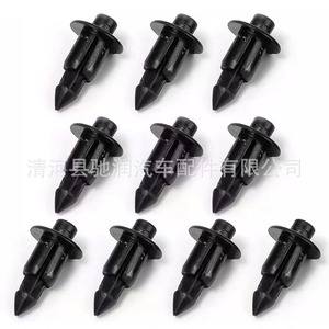 Rivets en plastique pour boucles de voiture, diamètre du trou de 6 mm, diamètre extérieur de 12 mm, pour tôles métalliques, usage automobile - Product Image 1