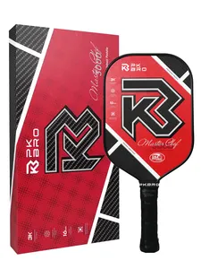 2024 Nieuwe 3K Koolstofvezel Twill 16Mm Extended Type Grepen Pro Pickleball Paddle Usapa Goedgekeurd