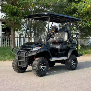 Voiturette <span class=keywords><strong>de</strong></span> golf électrique et buggy <span class=keywords><strong>de</strong></span> chasse robuste au design vintage, certifiée CE, vitesse <span class=keywords><strong>de</strong></span> 30 km/h, autonomie <span class=keywords><strong>de</strong></span> 90 km, batterie au plomb-acide - Product Image 2
