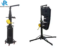 Système de levage professionnel pour enceintes et éclairages, hauteur réglable de 2 à 6 m, capacité de 250 kg