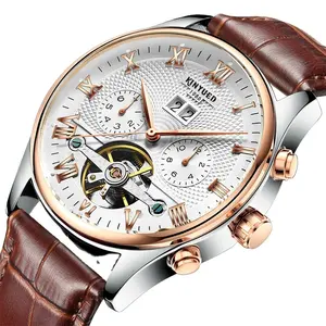 Мужские часы, наручные часы с механизмом, часы 3atm водостойкие мужские часы от топ бренда, роскошные часы мужские наручные часы с хронографом