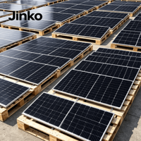 Panel Surya Kaca Ganda Tipe-N Jinko JKM620N-66HL4M-BDV 610W 620W 630W Tier 1 untuk Penggunaan Rumah Tangga