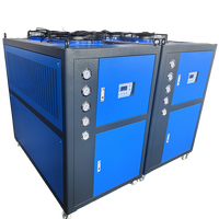 Enfriador de Agua Shenfeng 3P 380V 50Hz Refrigerado por Agua con Refrigerante R-410A, Motor PLC, Maquinaria de Línea de Piso Personalizable, Bomba de Motor, 1 Año de Garantía