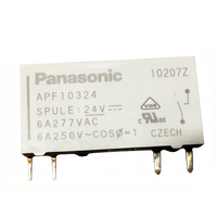 Relais à usage général APF10324 NAiS SPDT 6A 250VAC SPDT plaqué or, relais à broches pour circuits imprimés à usage général pour circuits de contrôle