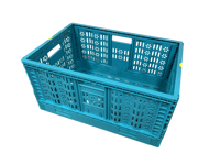Conteneur de stockage logistique pliable en plastique PP Tourtop - Empilable, ventilé, durable, écologique et recyclable
