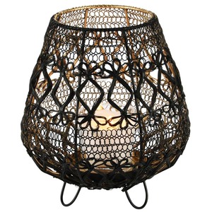 Decorative Iron Candle Holder with Large Wired Design for Tealight Candles Table Decoration and Festive <b>Lighting</b> - Product Image 3