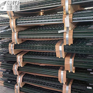 アメリカ製亜鉛メッキ鋼製Tバー型フェンス支柱（6フィート、7フィート）環境に優しく耐久性のある家庭用庭、牛、羊用有刺鉄線サポート - Product Image 6