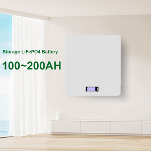 แบตเตอรี่ติดผนัง SOLAR Safe 51.2V 200ah 10kwh ลิเธียมแบบ Deep Cycle พร้อมระบบ BMS สำหรับสำรองไฟบ้าน BR-LFP-51.2/200 LCD - Product Image 1