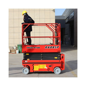 Plataforma Elevadora de Tijera Ever Star 0608SP, Altura de Plataforma 6M, Capacidad 230KG, Uso en Exteriores - Product Image 1