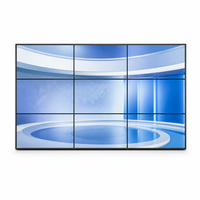 Écran de mur vidéo LCD IPS à cadre de 1,8 mm pour 46 pouces, luminosité de 700 cd/m², gamme de couleurs Rec.709 98% pour studio TV