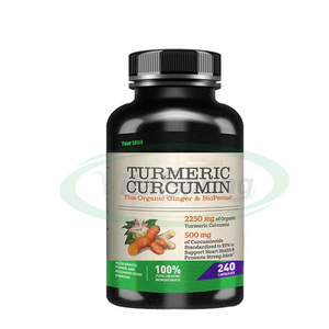 ASAP Etiqueta Privada vitamina C y píldora de cúrcuma suplementos de hierbas 500mg tabletas de curcumina de cúrcuma - Product Image 1