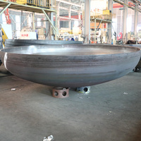Tête de réservoir elliptique 2:1 en acier au carbone personnalisée, fond bombé semi-elliptique pour réservoir de stockage d'huile et de gaz