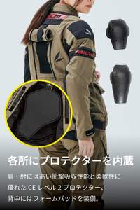 <span class=keywords><strong>Veste</strong></span> de moto RS Taichi pour l'hiver, imperméable, coupe-vent, respirante, avec protection CE, doublure amovible en coton, Chine RSJ729 - Product Image 3