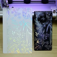 Fonlyu Protector de Pantalla Transparente, Micas para Teléfono, Adhesivos Impermeables con Relieve Láser 3D para Máquina de Corte